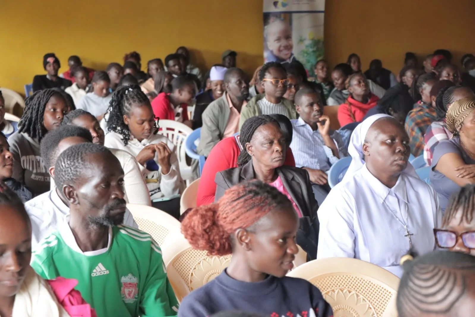 Stakeholders working with children during a training at the OCTC in Kandisi ,Ongata Rongai, Kajiado County